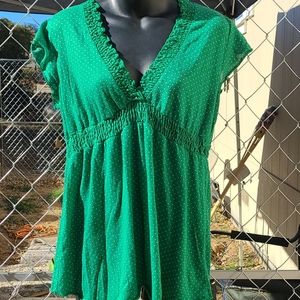 Julie's Closet Polka Dot Maternity Blouse